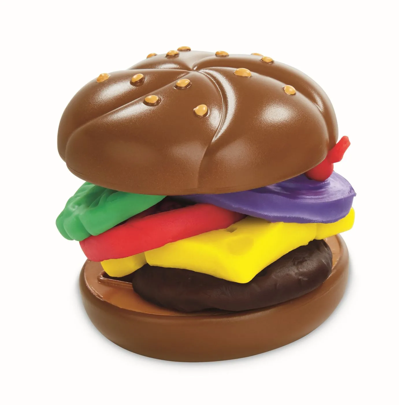 Play doh kitchen creations set de gatit hamburger, copii varsta 3 ani pana la 7 ani [6]