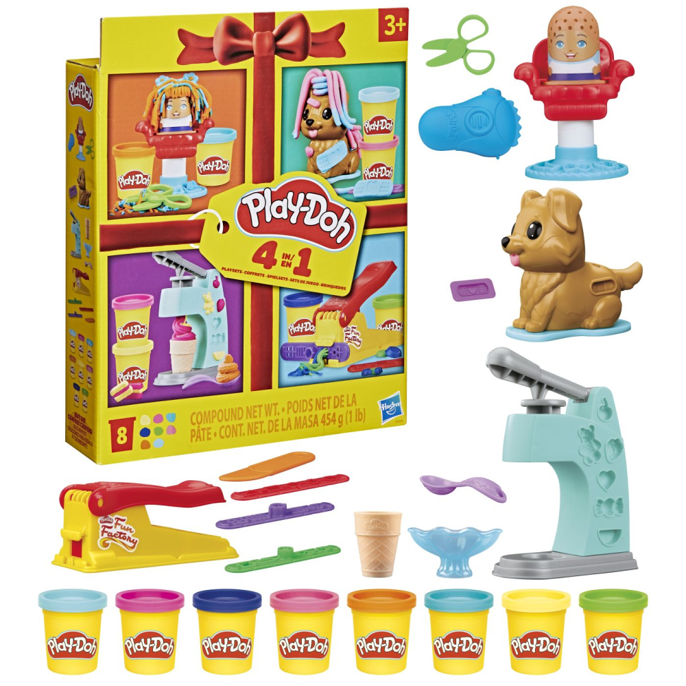 Play doh set creatii 4 in 1  copii varsta 3 ani - 10 ani [9]