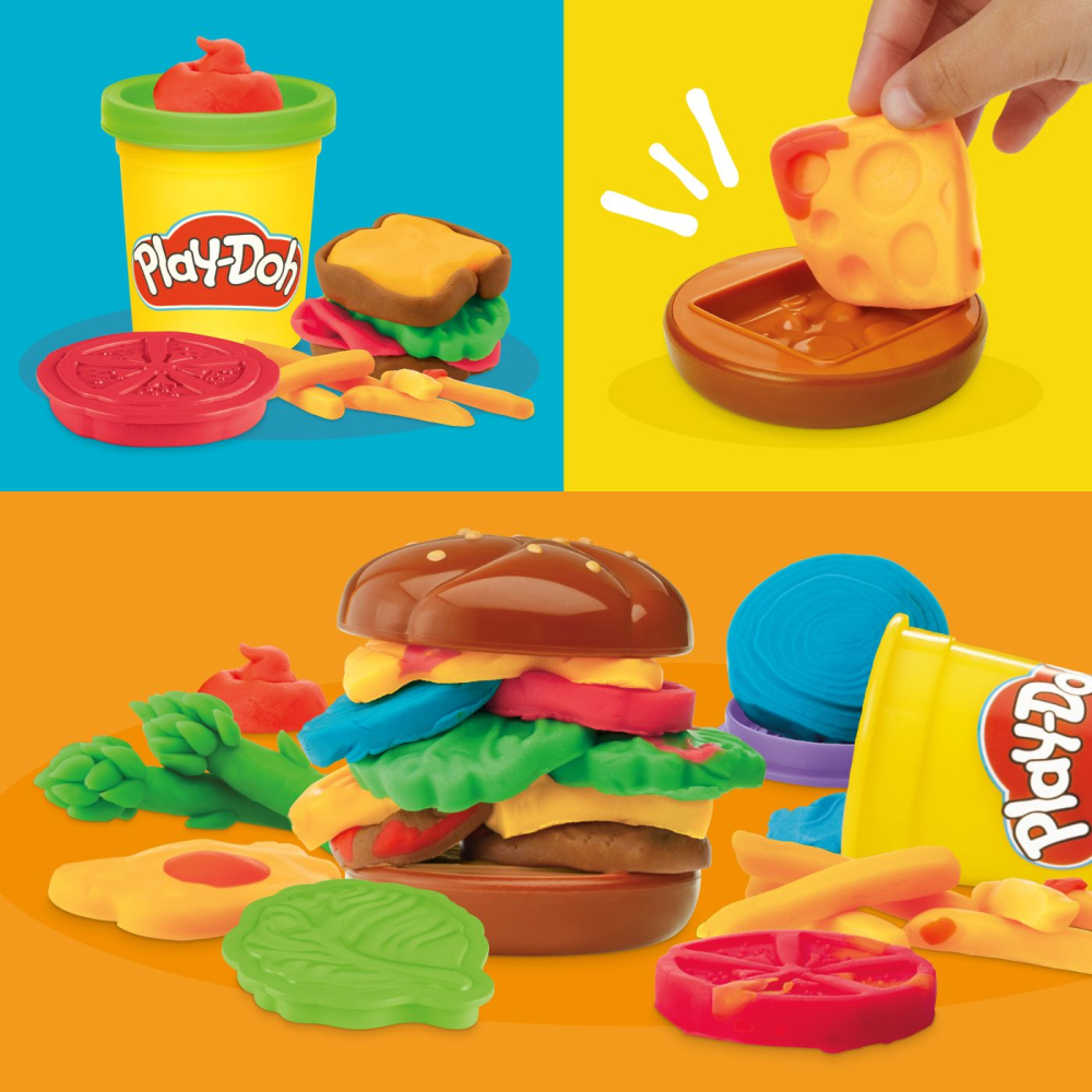 Play doh set de gatit burger copii varsta 3 ani - 8 ani [3]