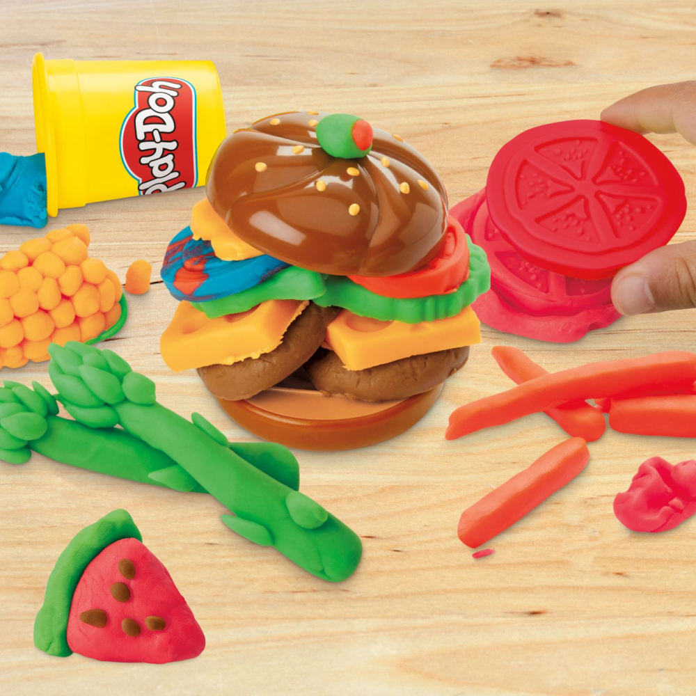 Play doh set de gatit burger copii varsta 3 ani - 8 ani [5]