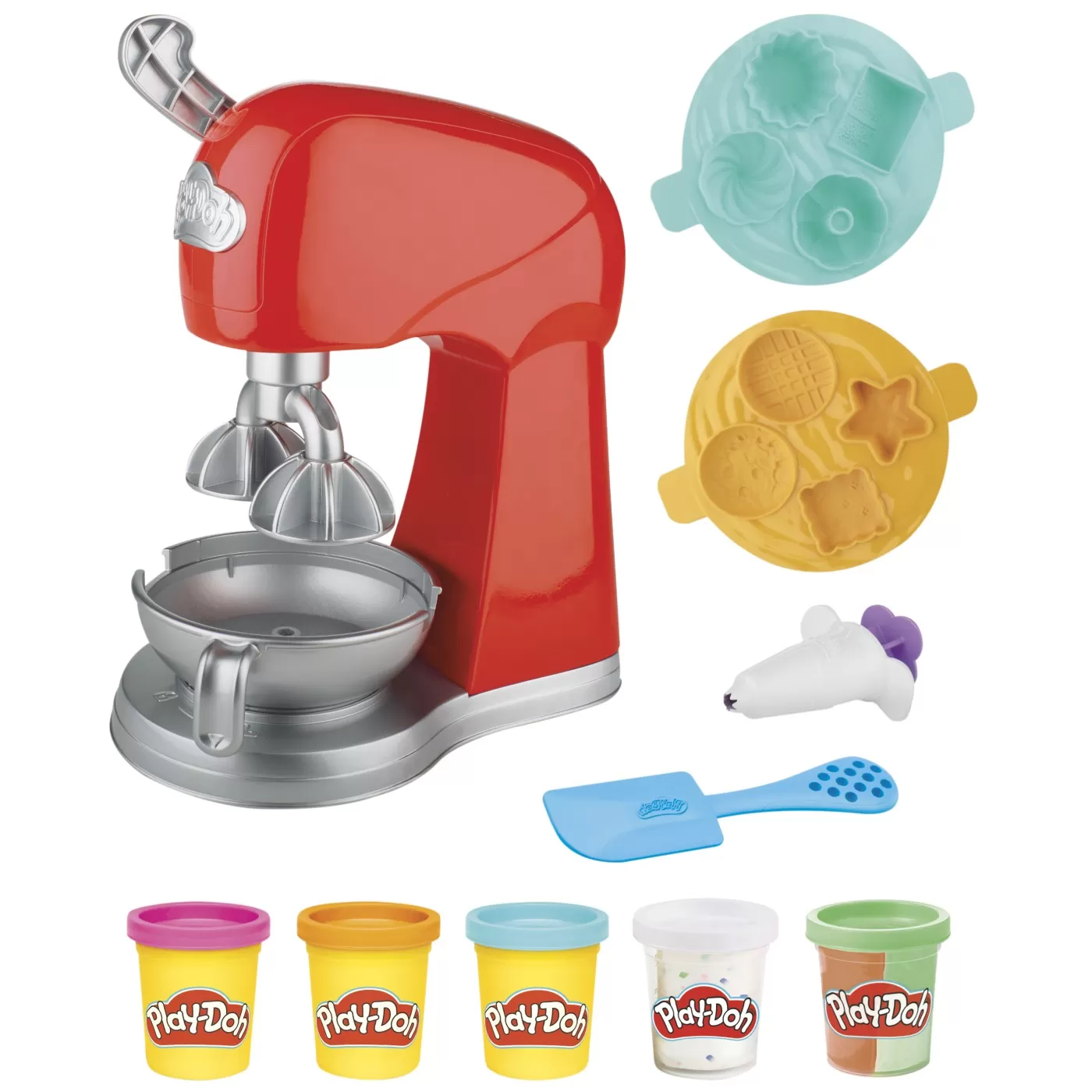 Mixer, Set Plastilina si Forme Modelatoare Play-Doh, varsta de la 3 ani la 7 ani [2]