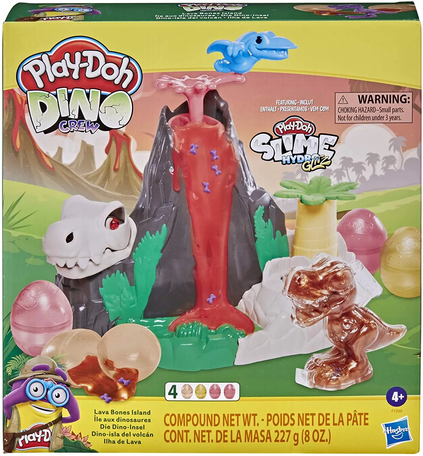 Plastilina Play-Doh, Lava Bones Island - Echipa dinozaurilor, varsta de la 4 ani la 10 ani [5]