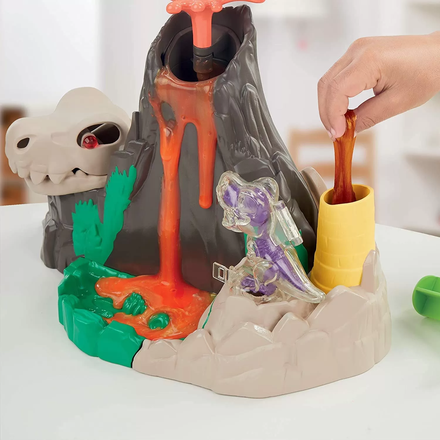 Plastilina Play-Doh, Lava Bones Island - Echipa dinozaurilor, varsta de la 4 ani la 10 ani [4]