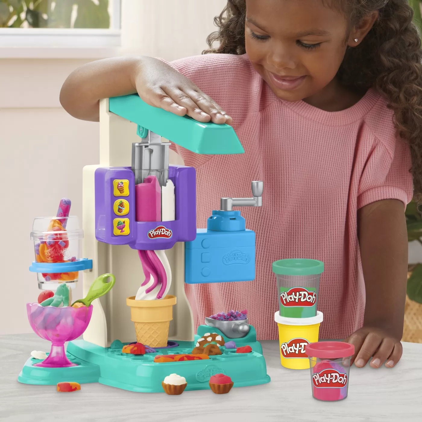 Play-Doh Plastilina - Set inghetata, varsta de la 3 ani la 7 ani [3]