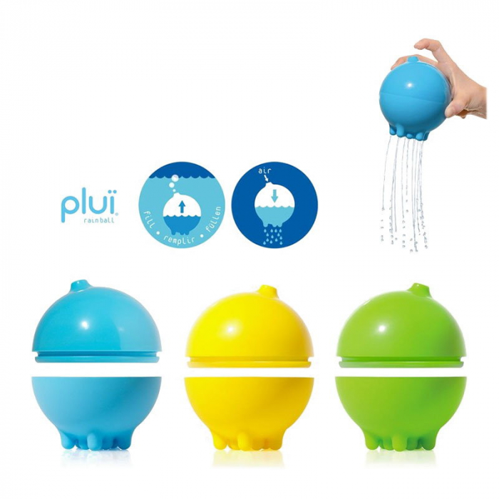 Plui Rainball albastru, Mingiuta senzoriala cu apa, Moluk, 2-8 ani [5]