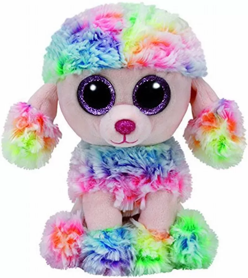 Plus ty 15cm boos poofie pudel multicolor, varsta de la 3 ani la +15 ani [1]