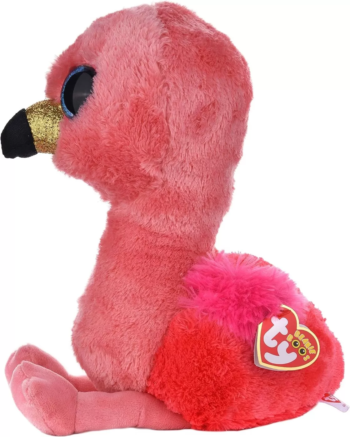 Plus ty 24cm boos flamingo roz, varsta de la 3 ani la +15 ani [4]