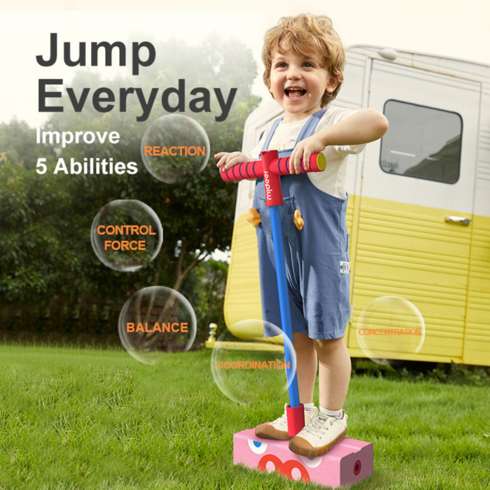 Pogo stick pentru copii, jucarie de sarit de la 3 ani [2]