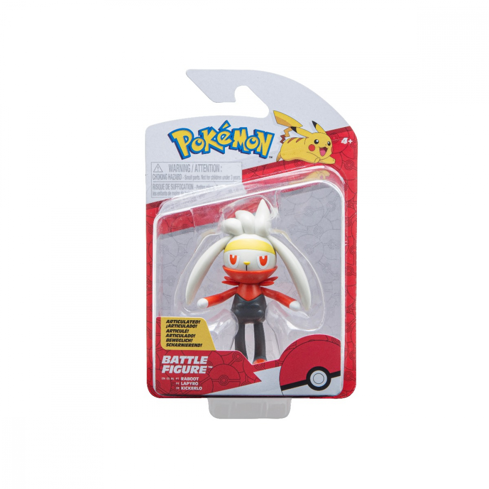Pokemon - Figurina de actiune, Raboot, S14 varsta 3-5 ani ,5-7 ani ,7-9 ani ,9-12 ani ,12-14 ani ,14-18 ani ,18+, Baieti [1]