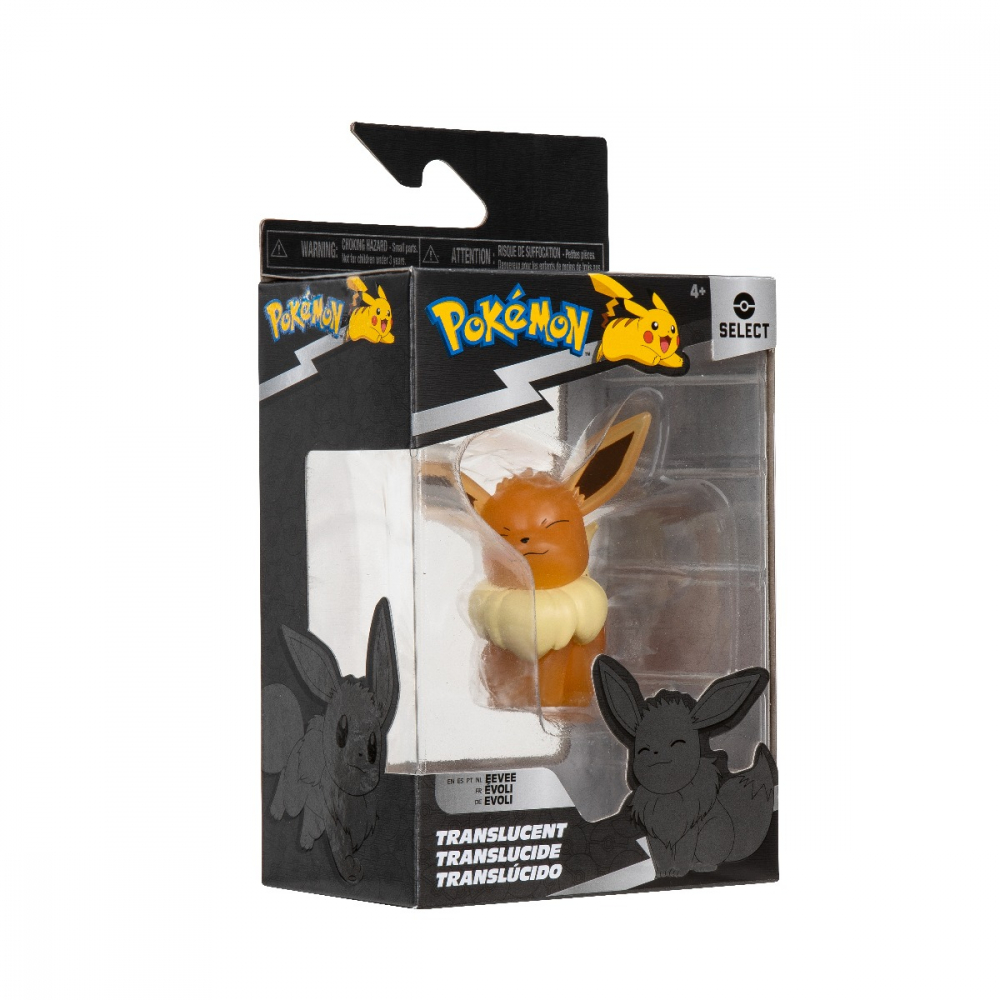 Pokemon - Figurina de actiune Select 7.5 cm, Translucent, Eevee W5 varsta 3-5 ani ,5-7 ani ,7-9 ani ,9-12 ani ,12-14 ani ,14-18 ani ,18+, Unisex [1]