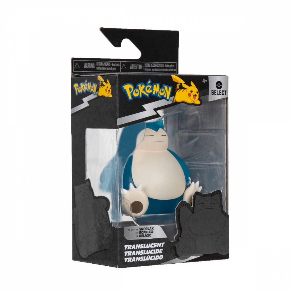 Pokemon - Figurina de actiune Select 7.5 cm, Translucent, Snorlax W5 varsta 3-5 ani ,5-7 ani ,7-9 ani ,9-12 ani ,12-14 ani ,14-18 ani ,18+, Unisex [1]