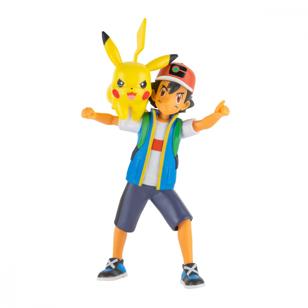 Pokemon - Figurina Deluxe de actiune, (Ash & Pikachu) S12 varsta 3-5 ani ,5-7 ani ,7-9 ani ,9-12 ani ,12-14 ani ,14-18 ani ,18+, Unisex [2]