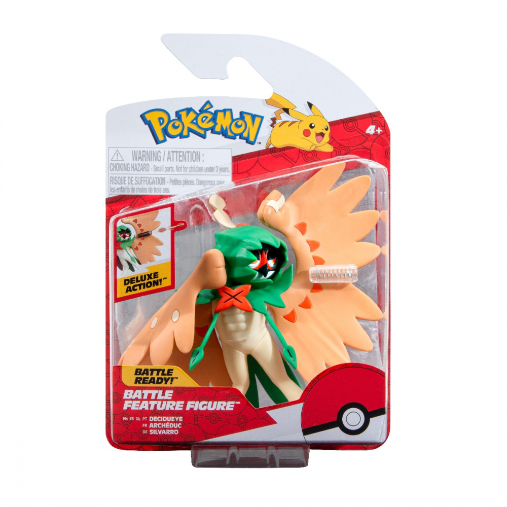 Pokemon - Figurina Deluxe de actiune, Decidueye, S14 varsta 3-5 ani ,5-7 ani ,7-9 ani ,9-12 ani ,12-14 ani ,14-18 ani ,18+, Baieti [1]