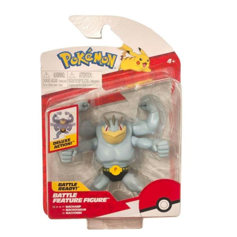 Pokemon - Figurina Deluxe de actiune, Machamp, S10 varsta 3-5 ani ,5-7 ani ,7-9 ani ,9-12 ani ,12-14 ani ,14-18 ani ,18+, Unisex [1]