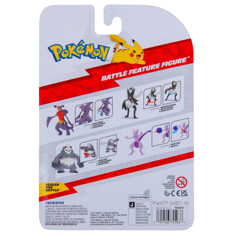 Pokemon - Figurina Deluxe de actiune, Pangoro copii varsta 3-5 ani|5-7 ani|7-9 ani|9-12 ani|12-14 ani|14-18 ani [5]