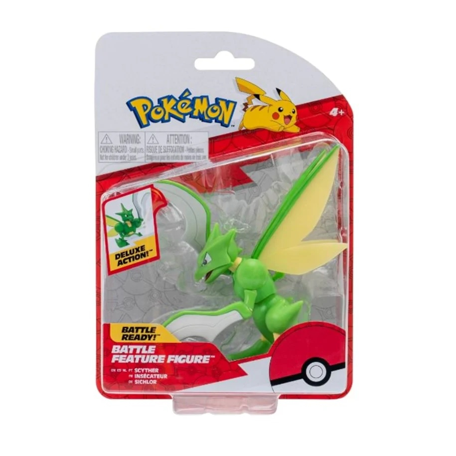 Pokemon - Figurina Deluxe de actiune, Scyther, S12 varsta 3-5 ani ,5-7 ani ,7-9 ani ,9-12 ani ,12-14 ani ,14-18 ani ,18+, Unisex [1]