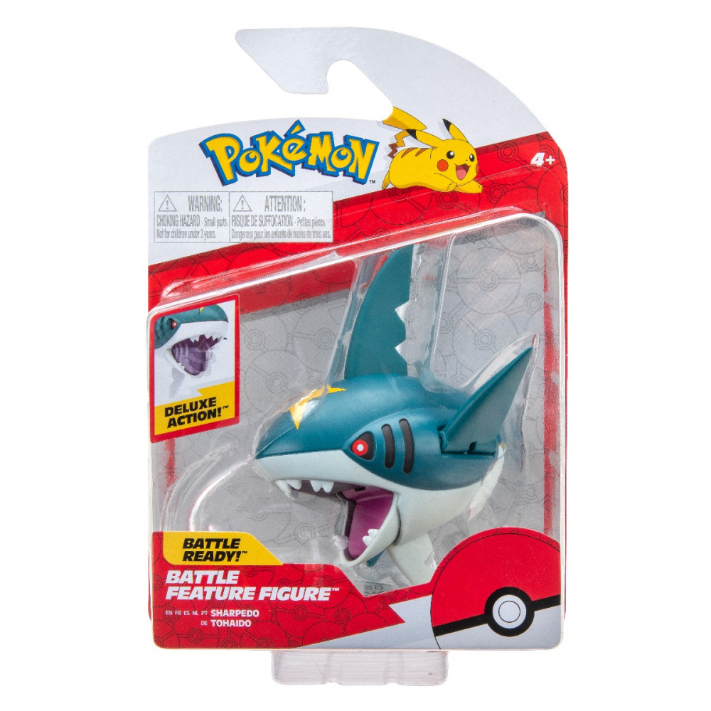 Pokemon - Figurina Deluxe de actiune, Sharpedo, S11 varsta 3-5 ani ,5-7 ani ,7-9 ani ,9-12 ani ,12-14 ani ,14-18 ani ,18+, Baieti [1]