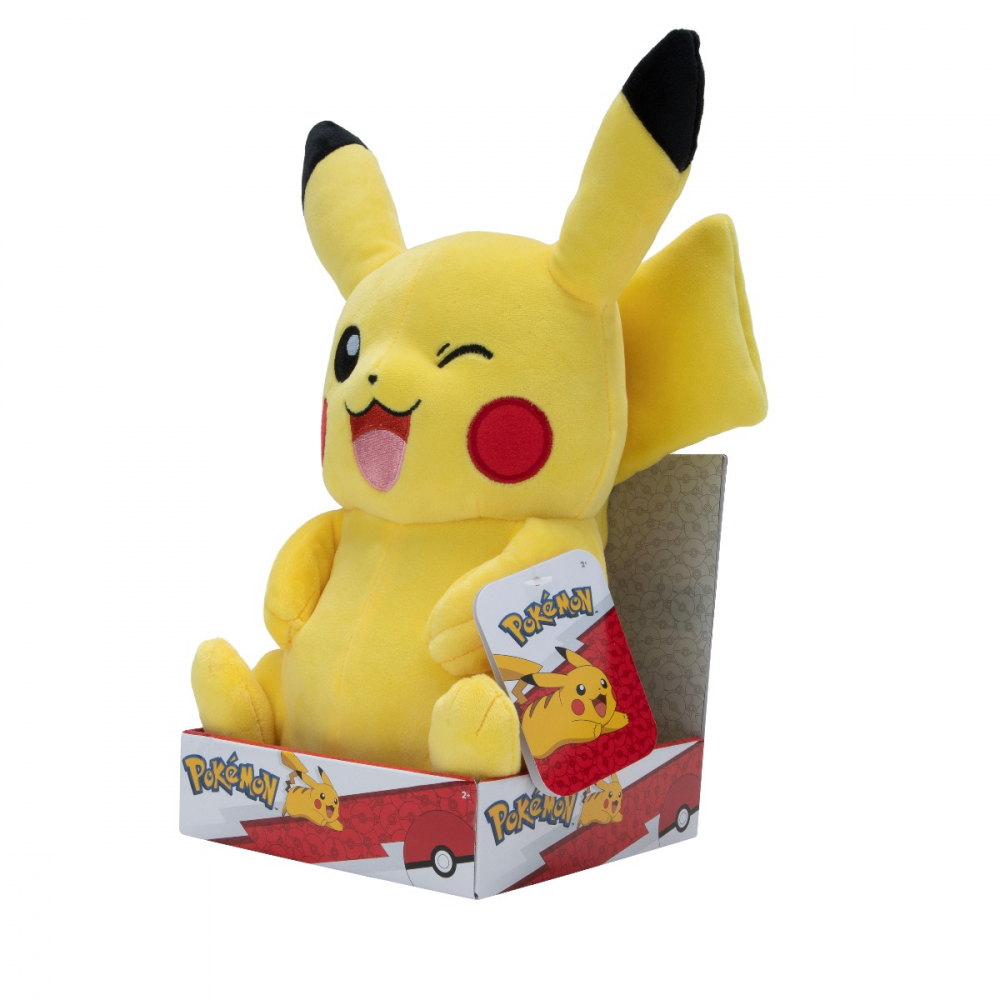 Pokemon - Jucarie de plus 30 cm, Pikachu, S4 varsta 3-5 ani ,5-7 ani ,7-9 ani ,9-12 ani ,12-14 ani ,14-18 ani ,18+, Unisex [5]
