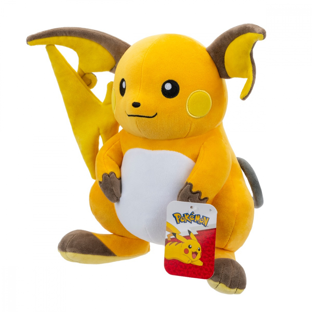Pokemon - Jucarie de plus 30 cm, Raichu (NC) W14 varsta 3-5 ani ,5-7 ani ,7-9 ani ,9-12 ani ,12-14 ani ,14-18 ani ,18+, Unisex [6]