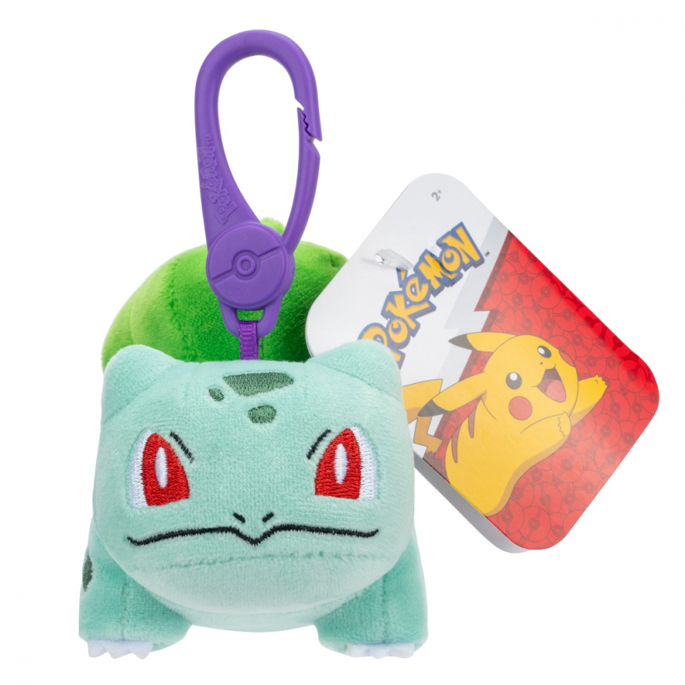 Pokemon - Jucarie de plus cu agatatoare, Bulbasaur W11 varsta 7-9 ani ,9-12 ani ,12-14 ani ,14-18 ani ,18+, Baieti [2]