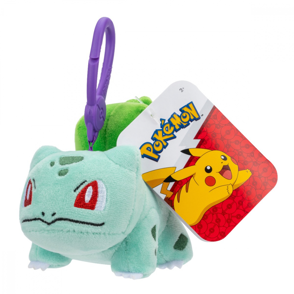 Pokemon - Jucarie de plus cu agatatoare, Bulbasaur W11 varsta 7-9 ani ,9-12 ani ,12-14 ani ,14-18 ani ,18+, Baieti [1]