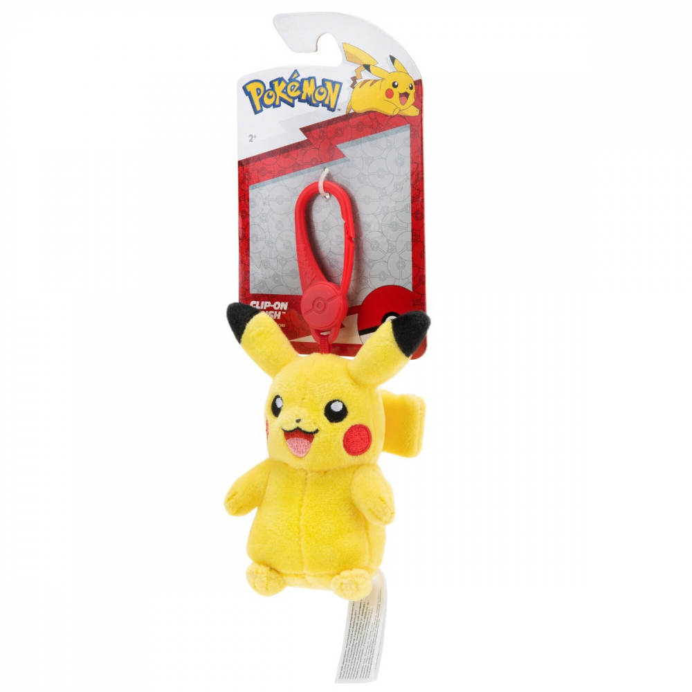 Pokemon - Jucarie de plus cu agatatoare, Pikachu #2, S6 varsta 7-9 ani ,9-12 ani ,12-14 ani ,14-18 ani ,18+, Baieti [2]