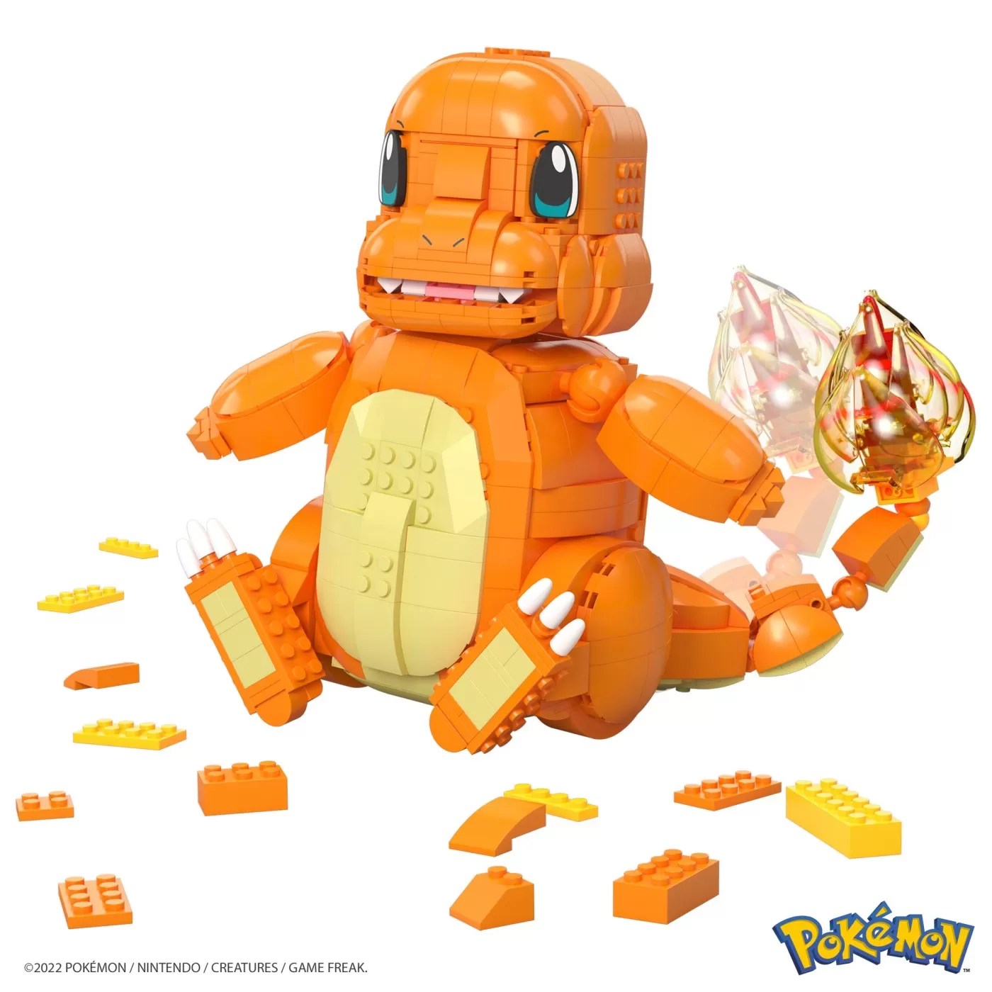 Pokemon mega construx jumbo charmander salameche, varsta de la 10 ani la +15 ani [2]