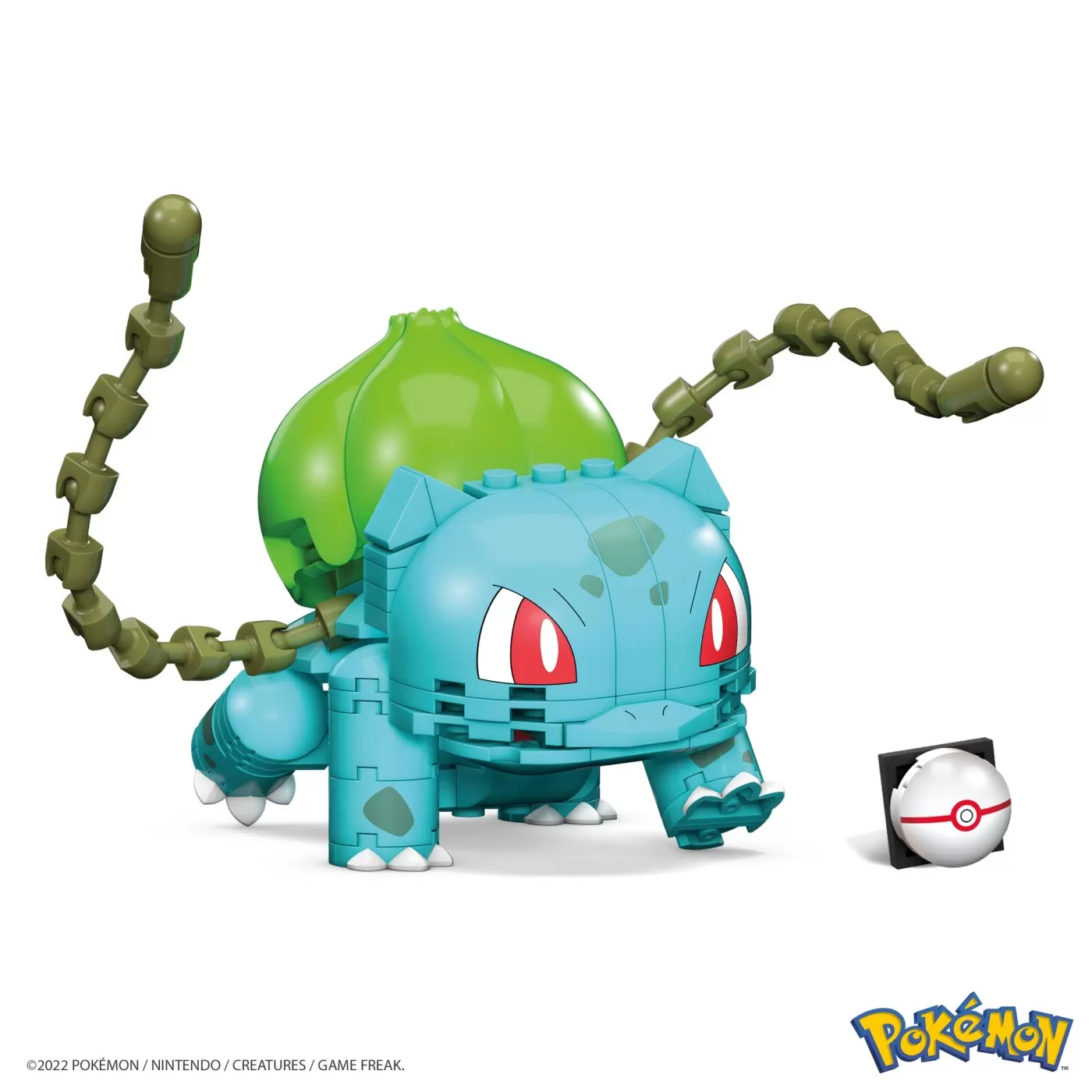 Pokemon mega construx set de constructie bulbasaur, varsta de la 7 ani la 12 ani [2]