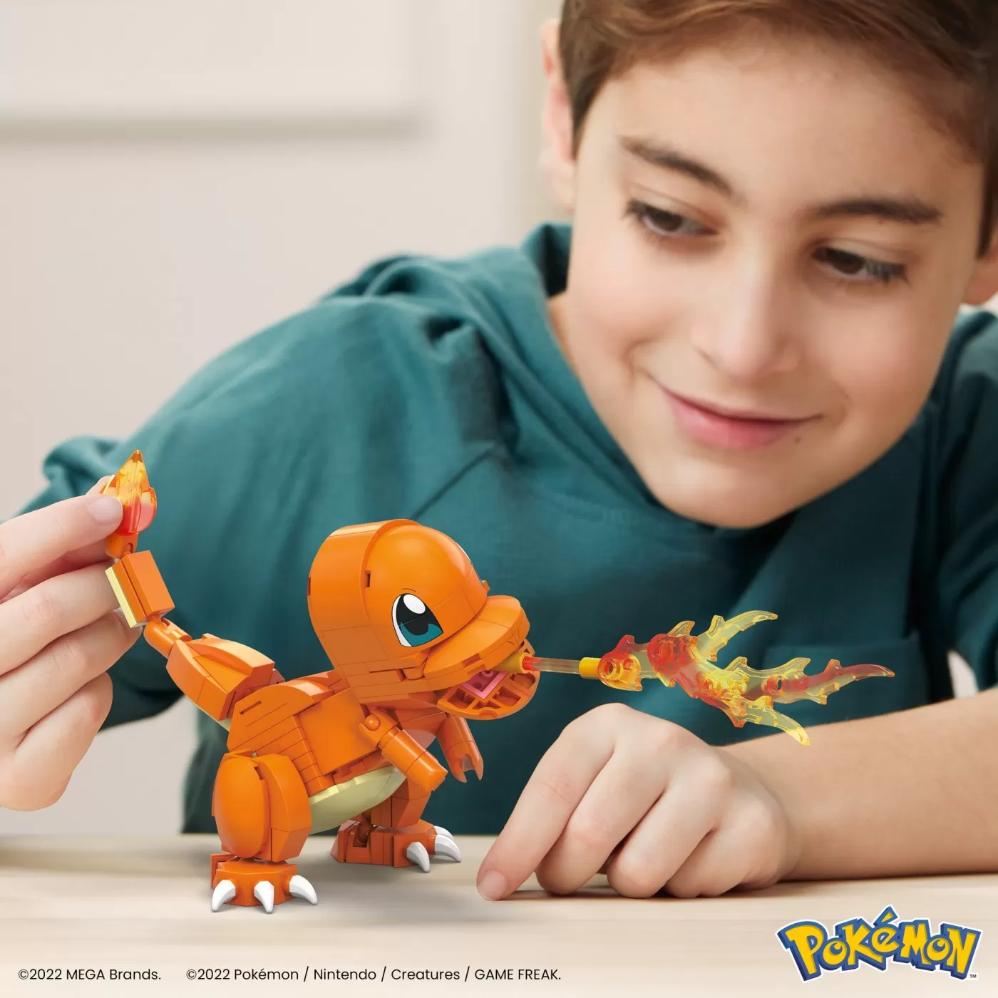 Pokemon mega construx set de constructie charmander salameche 180 piese, varsta de la 7 ani la 12 ani [3]