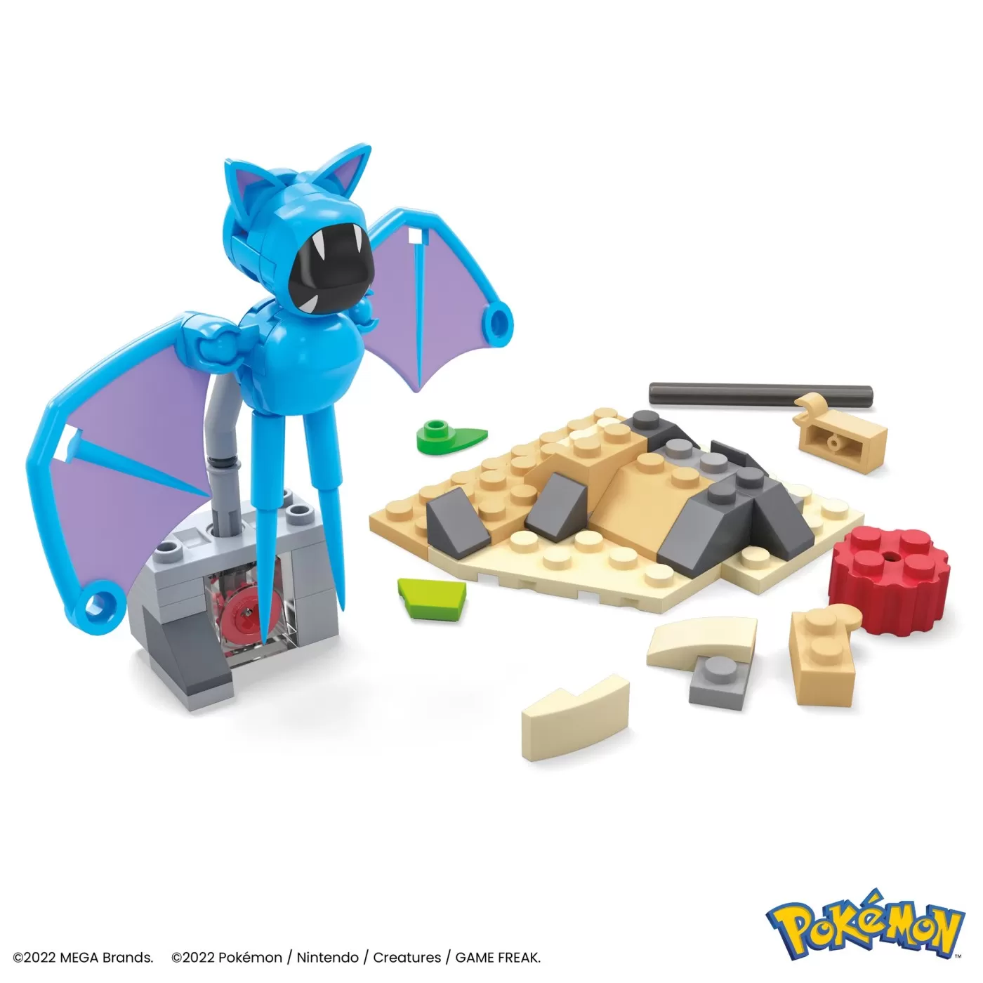Pokemon mega set de constructie zborul de noapte al zubat, varsta de la 6 ani la 12 ani [4]
