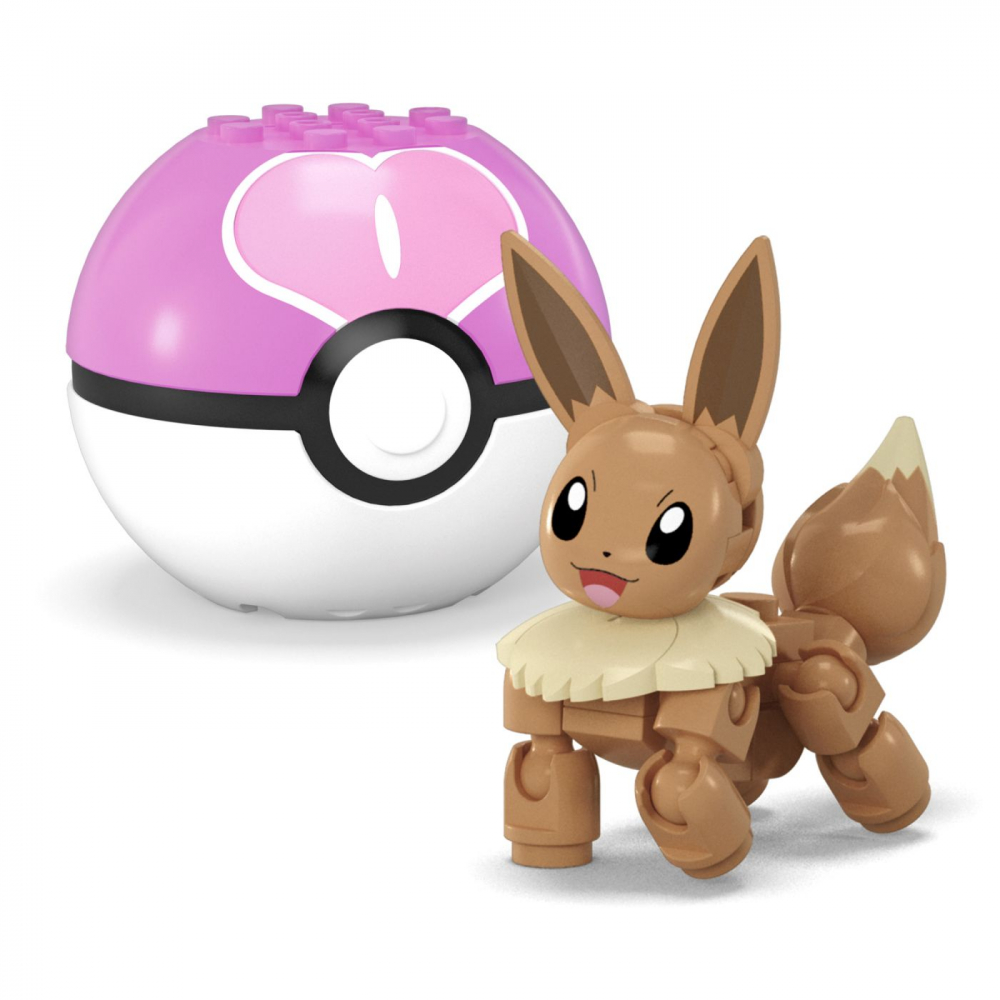 Pokemon mega set doua bile charmander si eevee 40 piese, varsta de la 6 ani la 12 ani [4]