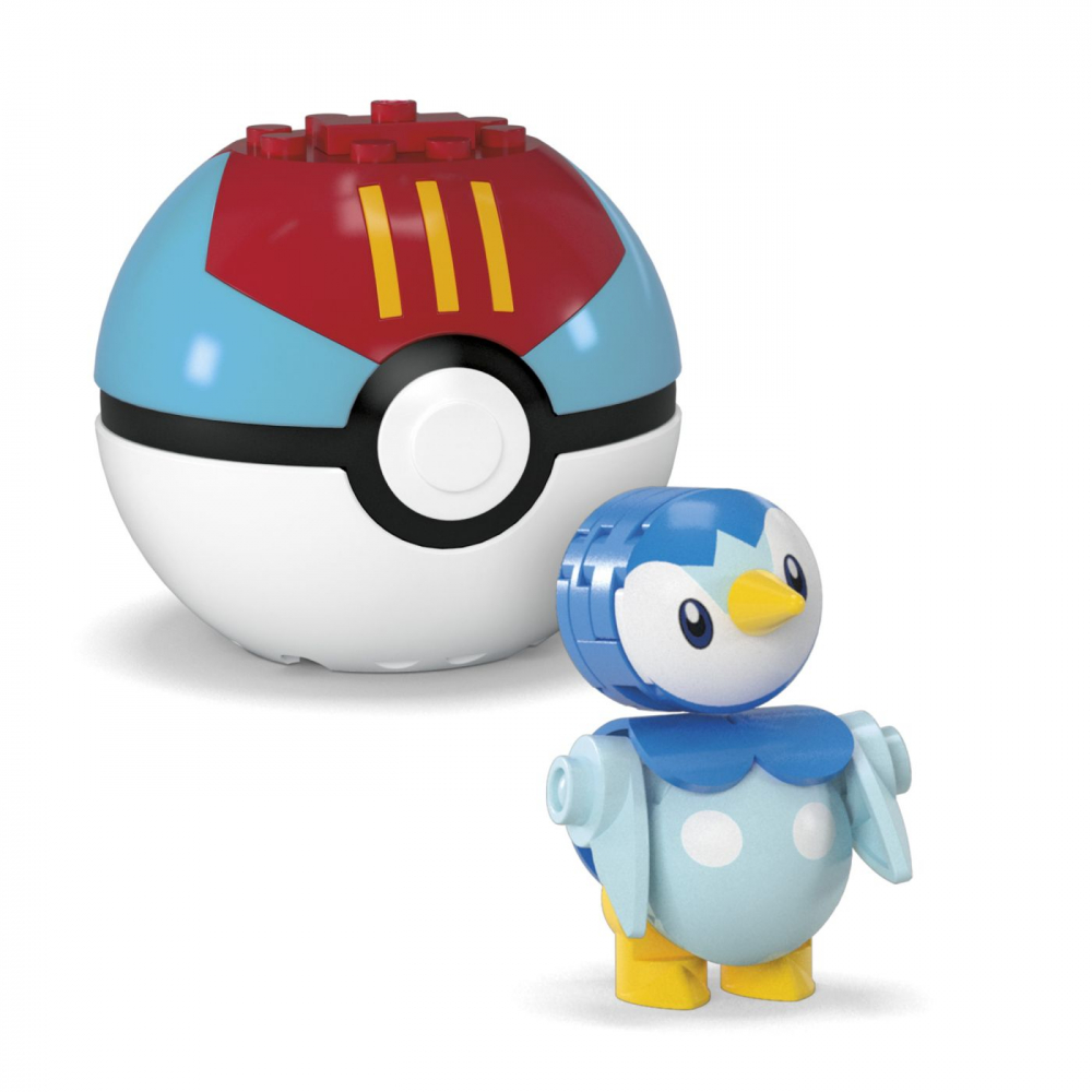 Pokemon mega set doua bile togepi si piplup 41 piese, varsta de la 6 ani la 12 ani [4]