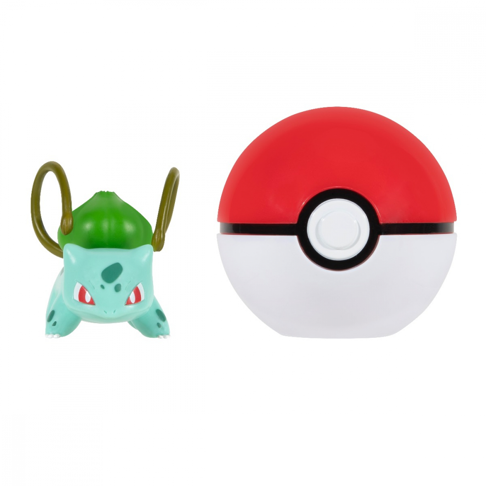 Pokemon - Set 2 figurine Clip n Go, (Bulbasaur #4 & PokÃ© Ball) S15 varsta 3-5 ani ,5-7 ani ,7-9 ani ,9-12 ani ,12-14 ani ,14-18 ani ,18+, Baieti [2]