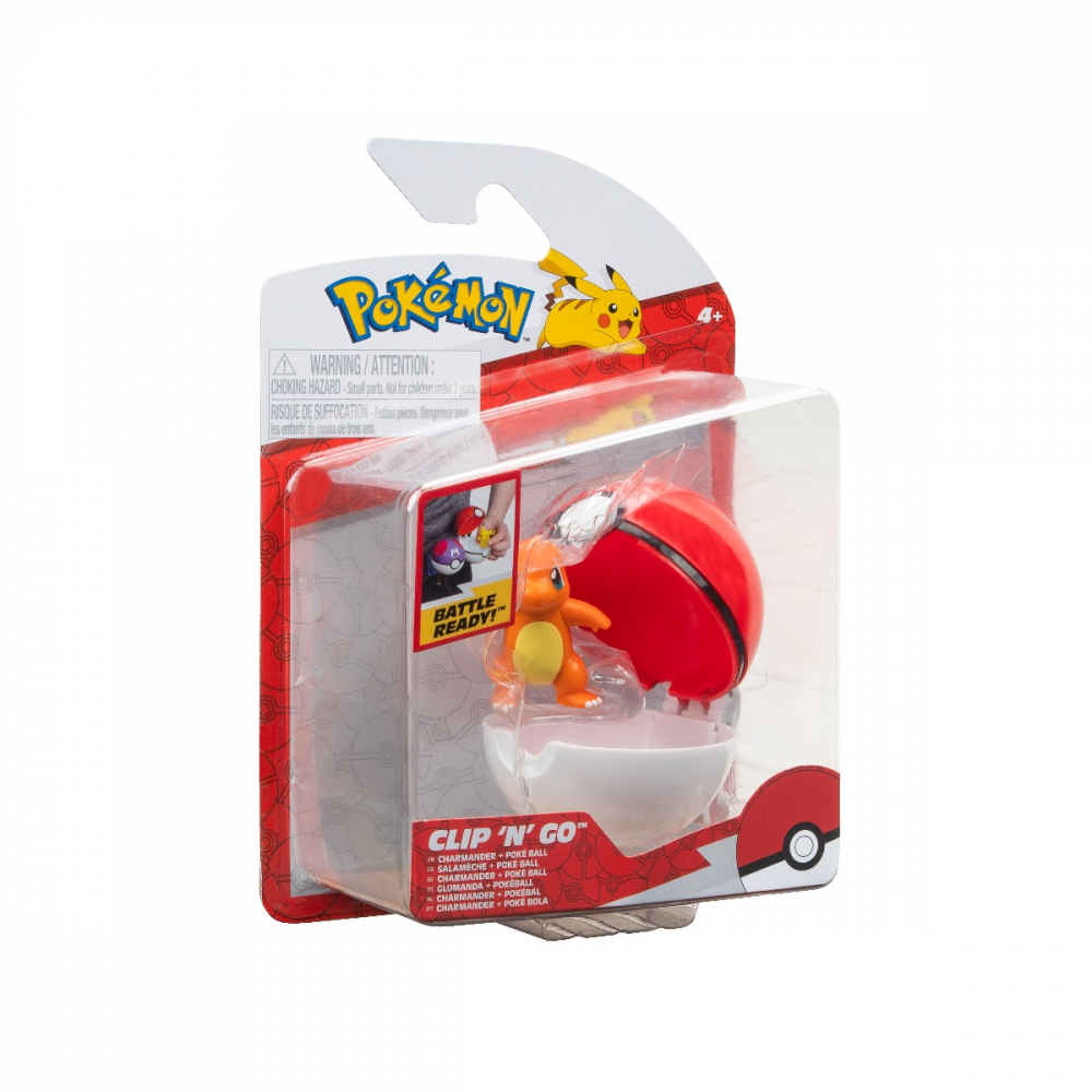 Pokemon - Set 2 figurine Clip n Go, (Charmander #4 & PokÃ© Ball) S15 varsta 3-5 ani ,5-7 ani ,7-9 ani ,9-12 ani ,12-14 ani ,14-18 ani ,18+, Baieti [6]