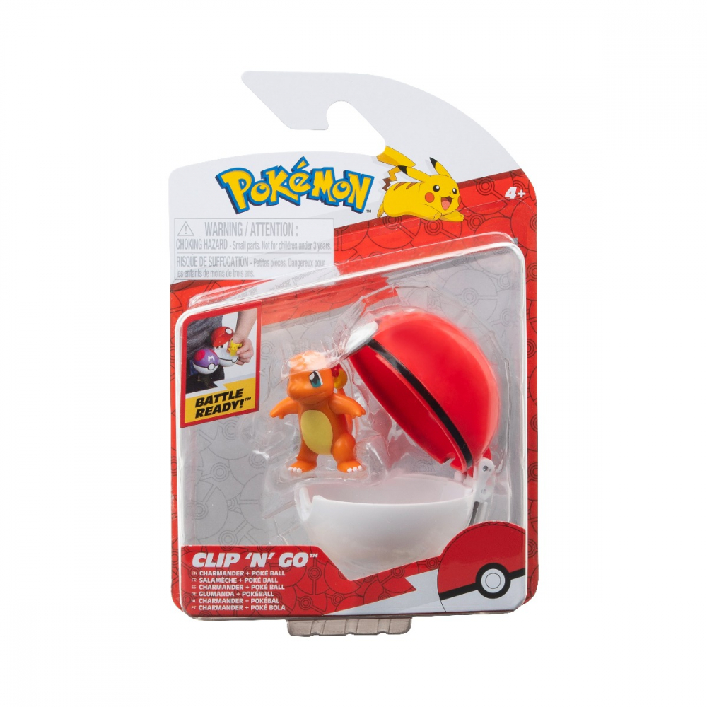 Pokemon - Set 2 figurine Clip n Go, (Charmander #4 & PokÃ© Ball) S15 varsta 3-5 ani ,5-7 ani ,7-9 ani ,9-12 ani ,12-14 ani ,14-18 ani ,18+, Baieti [1]