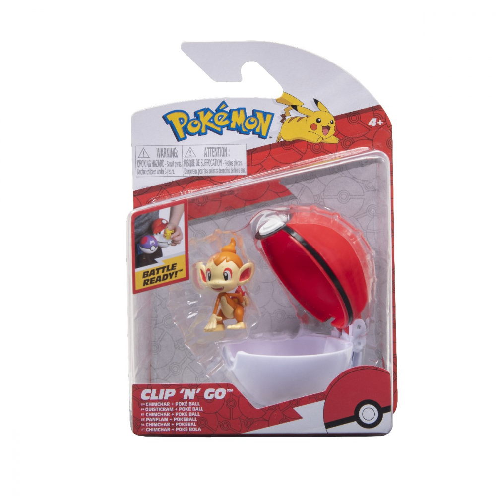 Pokemon - Set 2 figurine Clip n Go, (Chimchar & Poke Ball) S12 varsta 3-5 ani ,5-7 ani ,7-9 ani ,9-12 ani ,12-14 ani ,14-18 ani ,18+, Baieti [1]
