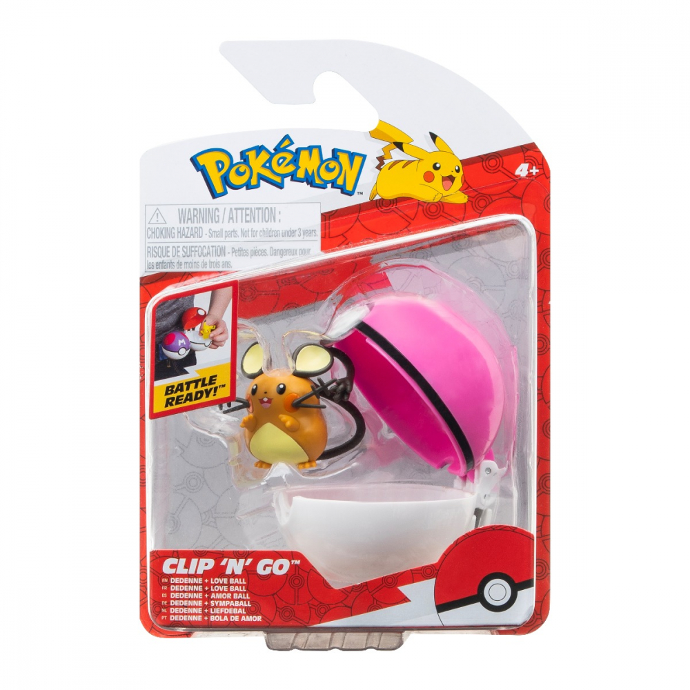 Pokemon - Set 2 figurine Clip n Go, (Dedenne & Love Ball) S15 varsta 3-5 ani ,5-7 ani ,7-9 ani ,9-12 ani ,12-14 ani ,14-18 ani ,18+, Baieti [1]