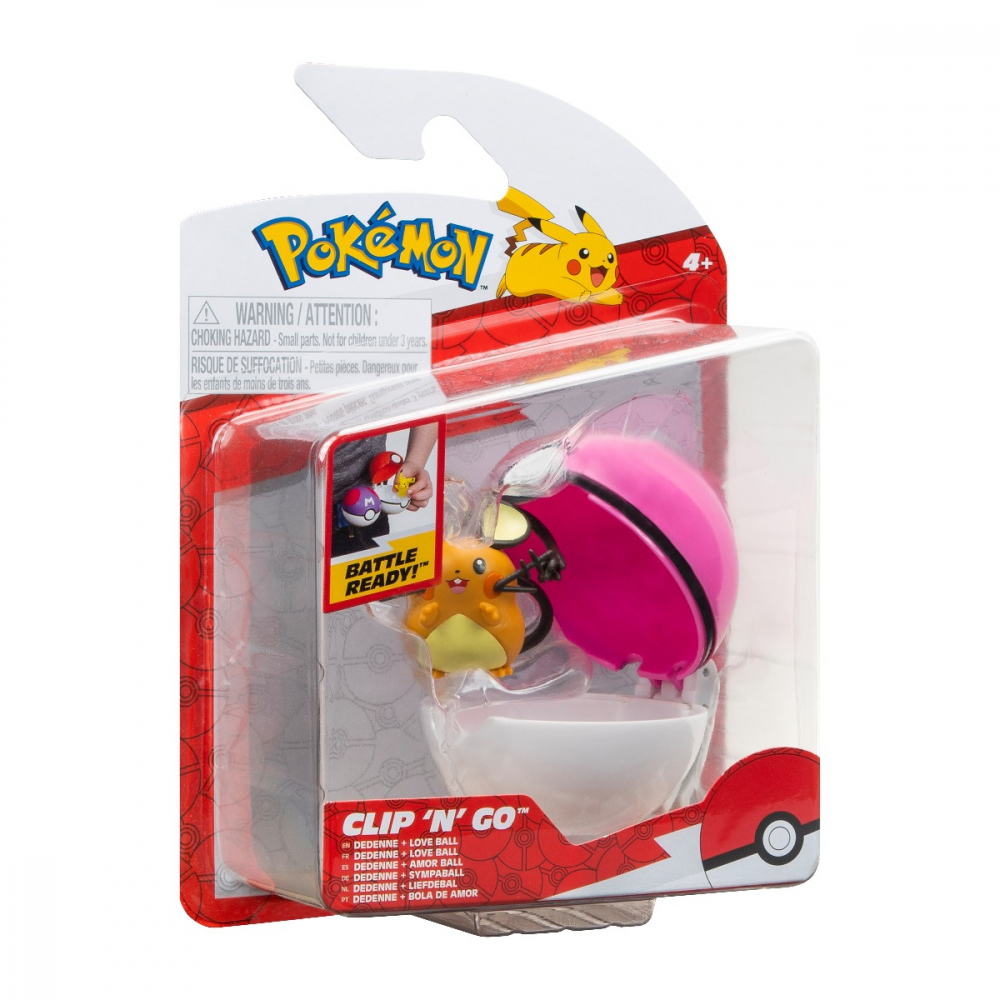 Pokemon - Set 2 figurine Clip n Go, (Dedenne & Love Ball) S15 varsta 3-5 ani ,5-7 ani ,7-9 ani ,9-12 ani ,12-14 ani ,14-18 ani ,18+, Baieti [6]