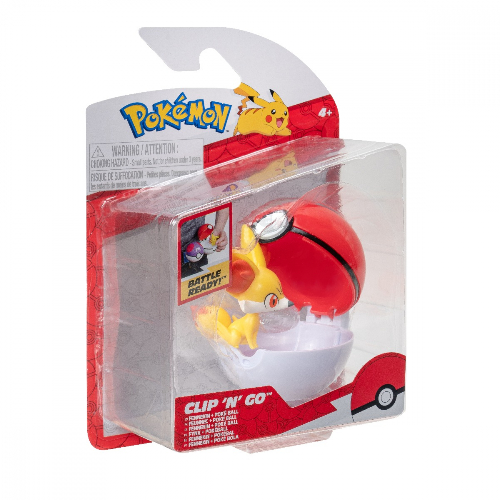 Pokemon - Set 2 figurine Clip n Go, (Fennekin & Poke Ball) S14 varsta 3-5 ani ,5-7 ani ,7-9 ani ,9-12 ani ,12-14 ani ,14-18 ani ,18+, Baieti [6]