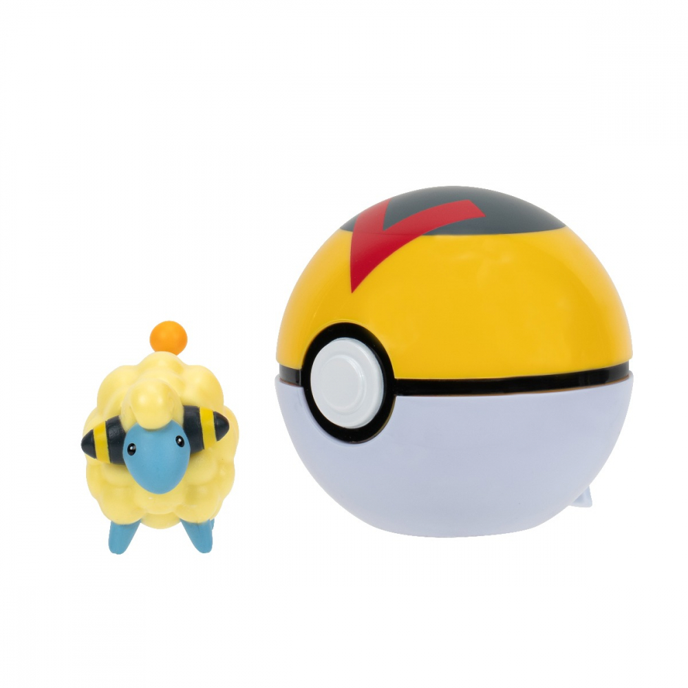 Pokemon - Set 2 figurine Clip n Go, (Mareep & Level Ball) S14 varsta 3-5 ani ,5-7 ani ,7-9 ani ,9-12 ani ,12-14 ani ,14-18 ani ,18+, Baieti [4]