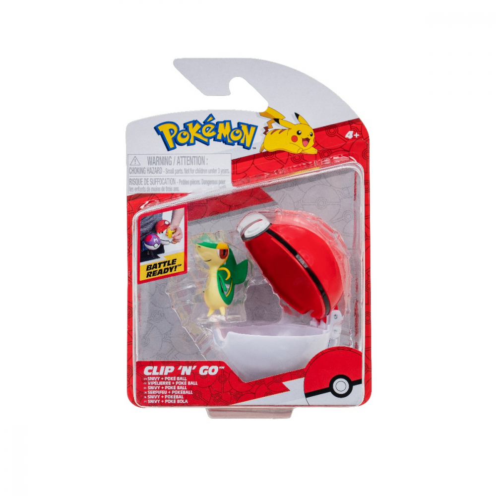 Pokemon - Set 2 figurine Clip n Go, (Snivy & Poke Ball) S13 varsta 3-5 ani ,5-7 ani ,7-9 ani ,9-12 ani ,12-14 ani ,14-18 ani ,18+, Baieti [1]