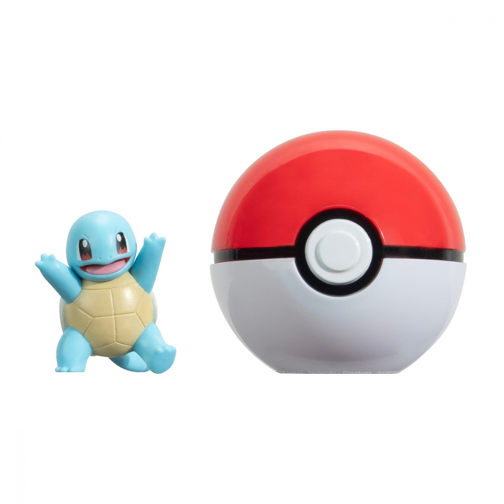 Pokemon - Set 2 figurine Clip n Go, Squirtle #3 with PokÃ© Ball W18 varsta 3-5 ani ,5-7 ani ,7-9 ani ,9-12 ani ,12-14 ani ,14-18 ani ,18+, Baieti [2]