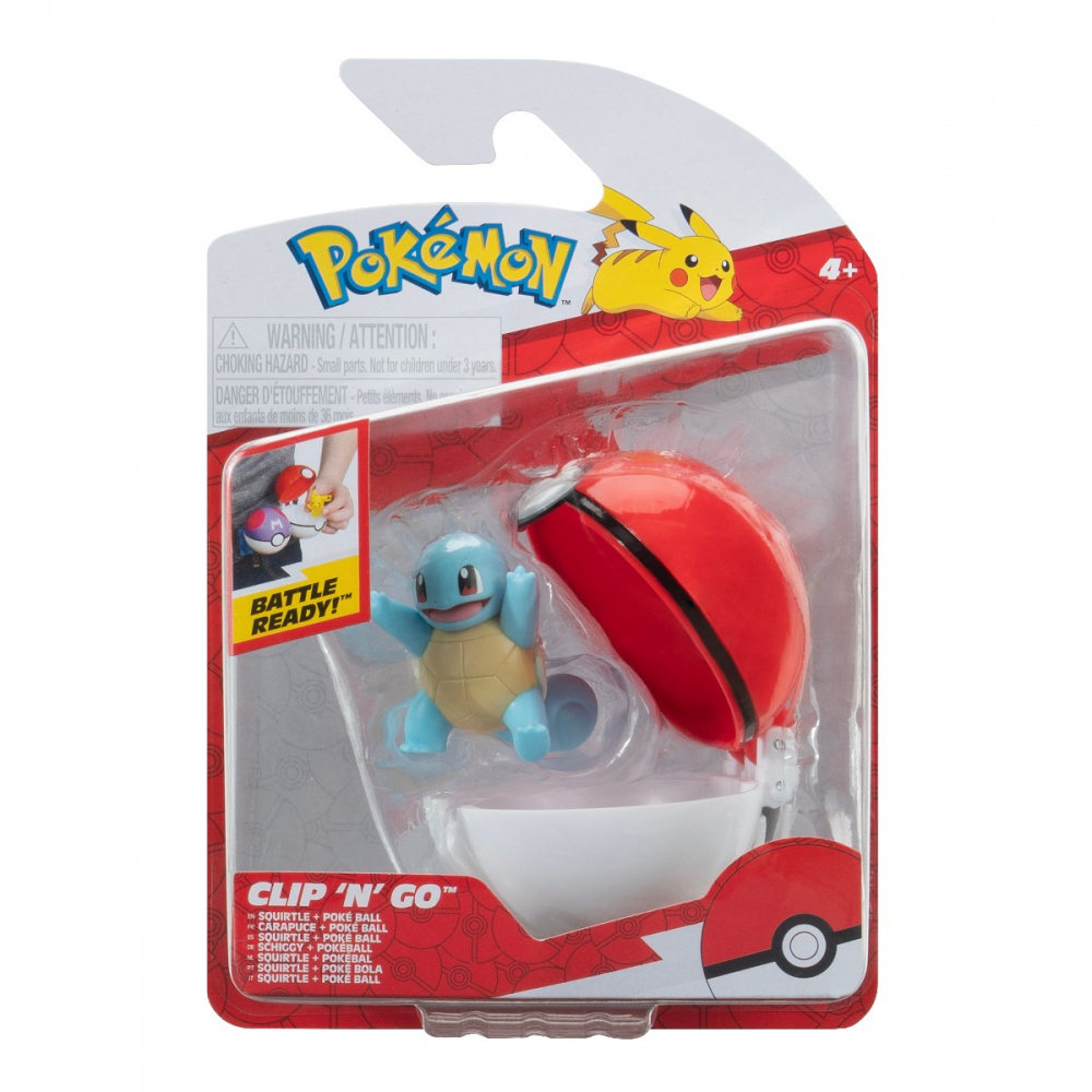 Pokemon - Set 2 figurine Clip n Go, Squirtle #3 with PokÃ© Ball W18 varsta 3-5 ani ,5-7 ani ,7-9 ani ,9-12 ani ,12-14 ani ,14-18 ani ,18+, Baieti [1]