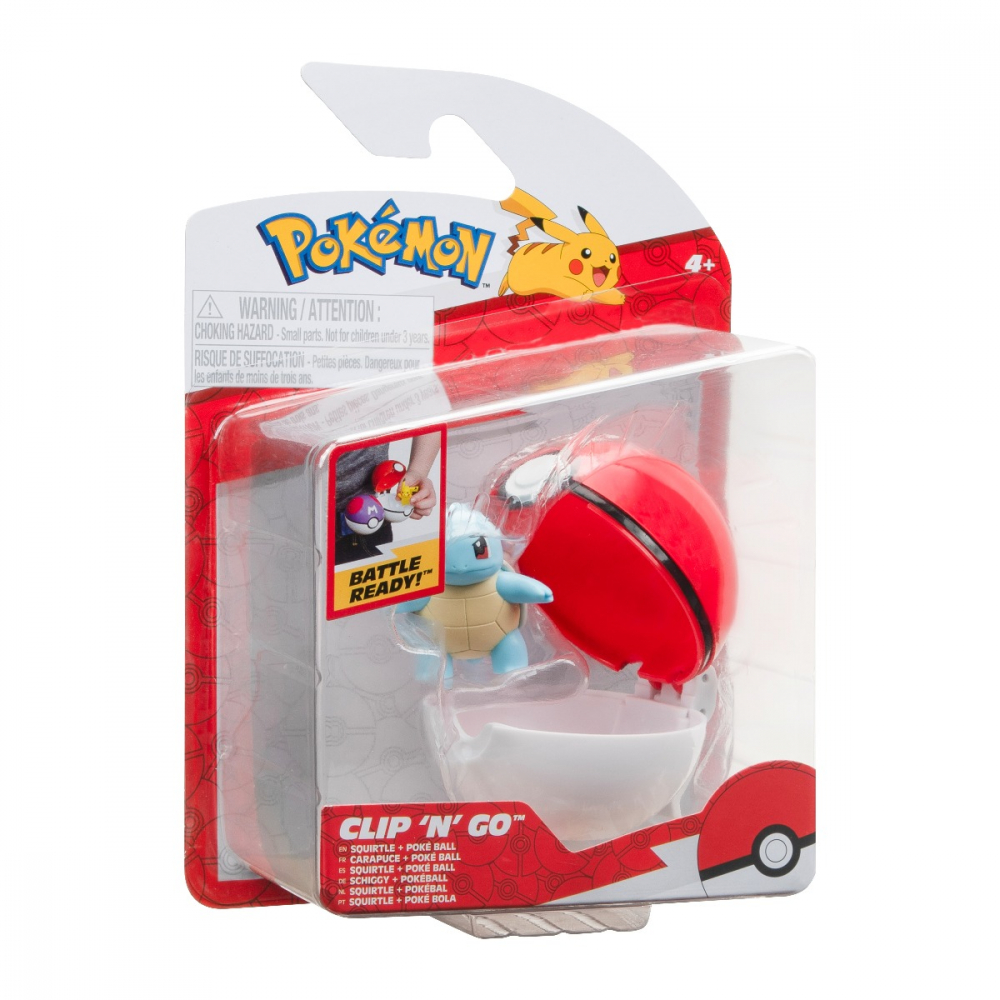 Pokemon - Set 2 figurine Clip n Go, (Squirtle #4 & PokÃ© Ball) S15 varsta 3-5 ani ,5-7 ani ,7-9 ani ,9-12 ani ,12-14 ani ,14-18 ani ,18+, Baieti [6]