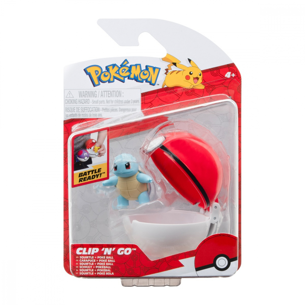 Pokemon - Set 2 figurine Clip n Go, (Squirtle #4 & PokÃ© Ball) S15 varsta 3-5 ani ,5-7 ani ,7-9 ani ,9-12 ani ,12-14 ani ,14-18 ani ,18+, Baieti [1]