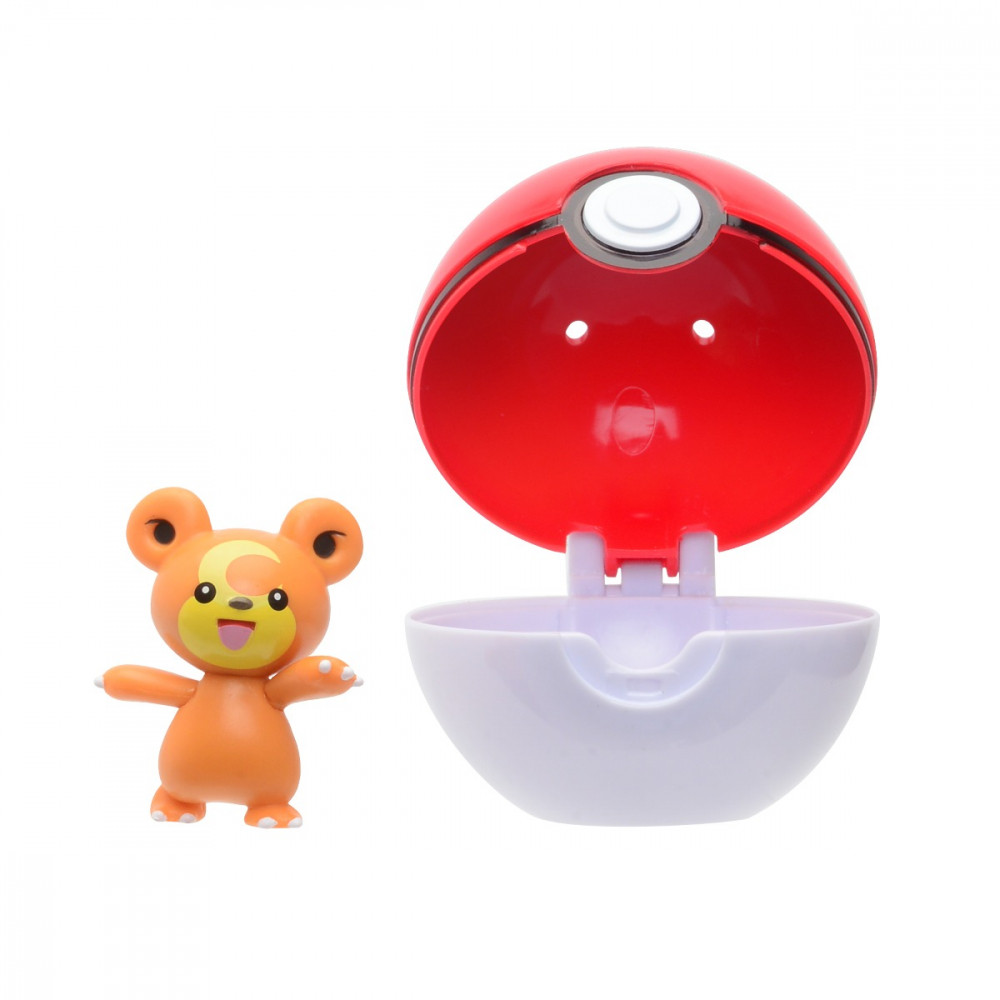 Pokemon - Set 2 figurine Clip n Go, (Teddiursa & Poke Ball) S9 varsta 3-5 ani ,5-7 ani ,7-9 ani ,9-12 ani ,12-14 ani ,14-18 ani ,18+, Baieti [2]