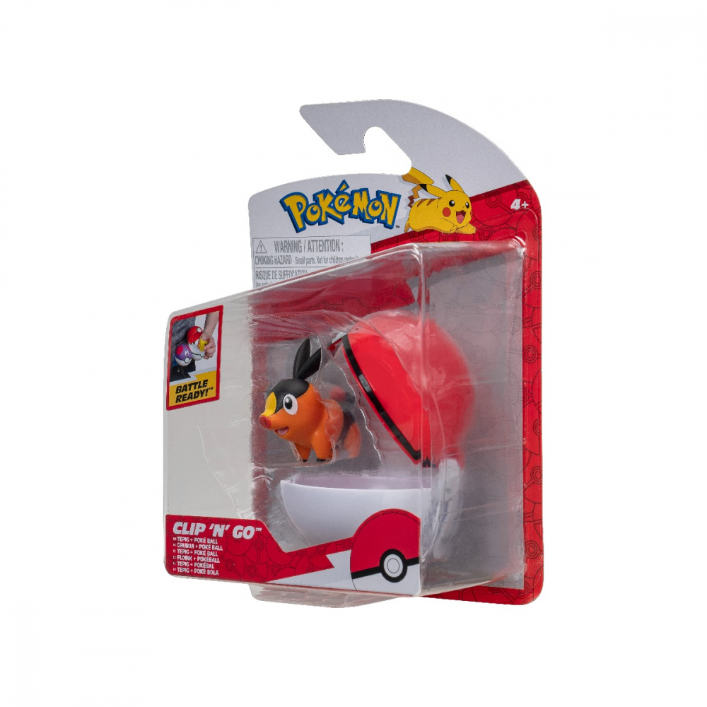 Pokemon - Set 2 figurine Clip n Go, (Tepig & Poke Ball) S13 varsta 3-5 ani ,5-7 ani ,7-9 ani ,9-12 ani ,12-14 ani ,14-18 ani ,18+, Baieti [5]
