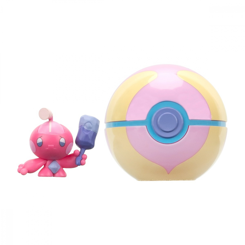Pokemon - Set 2 figurine Clip n Go, Tinkatink with Heal Ball W18 varsta 3-5 ani ,5-7 ani ,7-9 ani ,9-12 ani ,12-14 ani ,14-18 ani ,18+, Baieti [2]