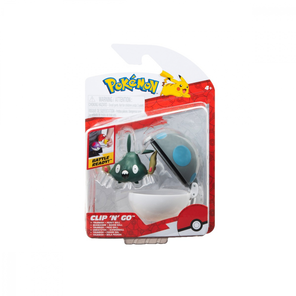 Pokemon - Set 2 figurine Clip n Go, (Trubbish & Heavy Ball) S15 varsta 3-5 ani ,5-7 ani ,7-9 ani ,9-12 ani ,12-14 ani ,14-18 ani ,18+, Baieti [1]