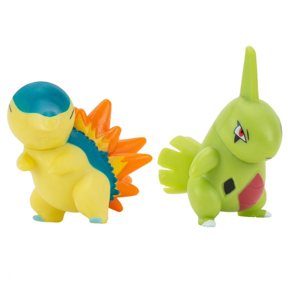 Pokemon - Set 2 figurine de actiune, (Cyndaquil & Larvitar) S10 varsta 3-5 ani ,5-7 ani ,7-9 ani ,9-12 ani ,12-14 ani ,14-18 ani ,18+, Baieti [2]